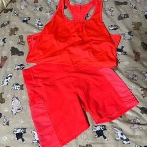 Fabletics Matching Set - Tank and Shorts